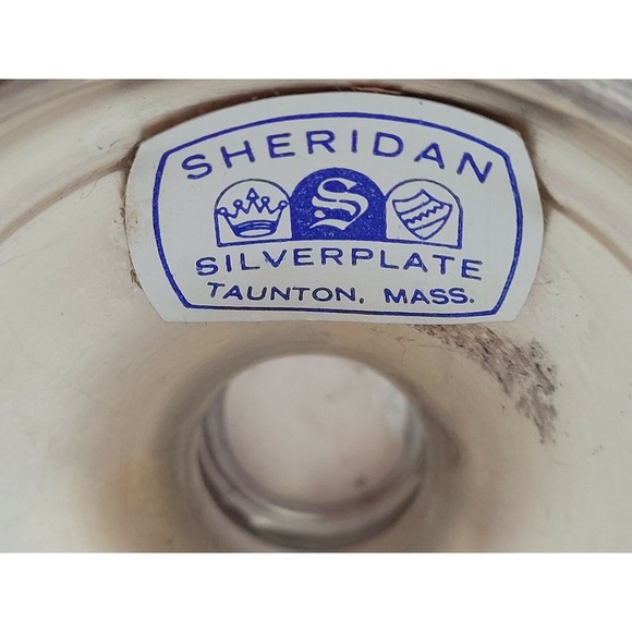 4 Vintage Sheridan Taunton Mass Silversmiths Silverplated Wine Water Goblets - Picture 7 of 9